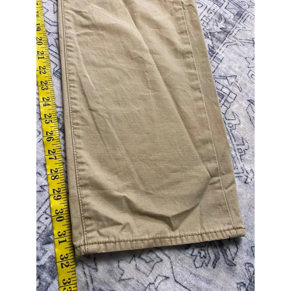Vtg Dockers Mens Straight Fit Khaki Pants 36x32‎ 100% Cotton Beige Casual Wear
